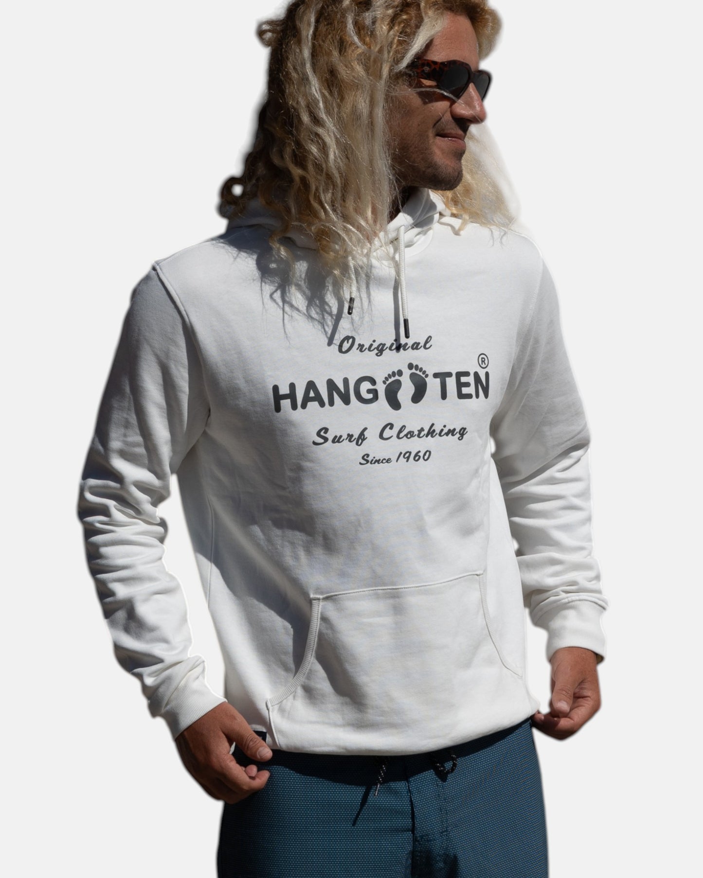 Classic Logo Organic Cotton Hoodie - Off White