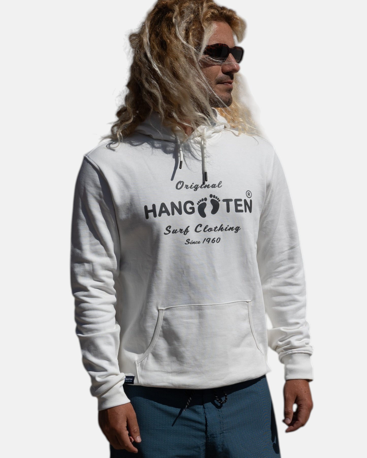 Classic Logo Organic Cotton Hoodie - Off White