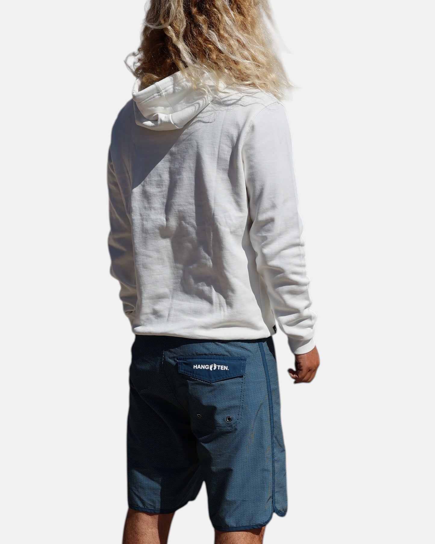 Classic Logo Organic Cotton Hoodie - Off White