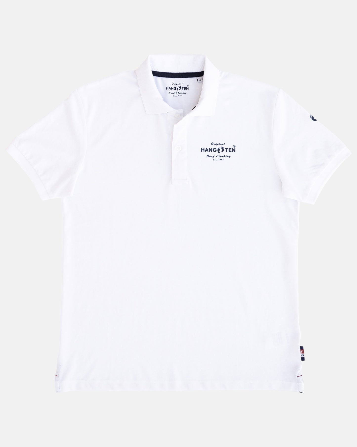 Classic Logo Organic Cotton Polo Shirt - White