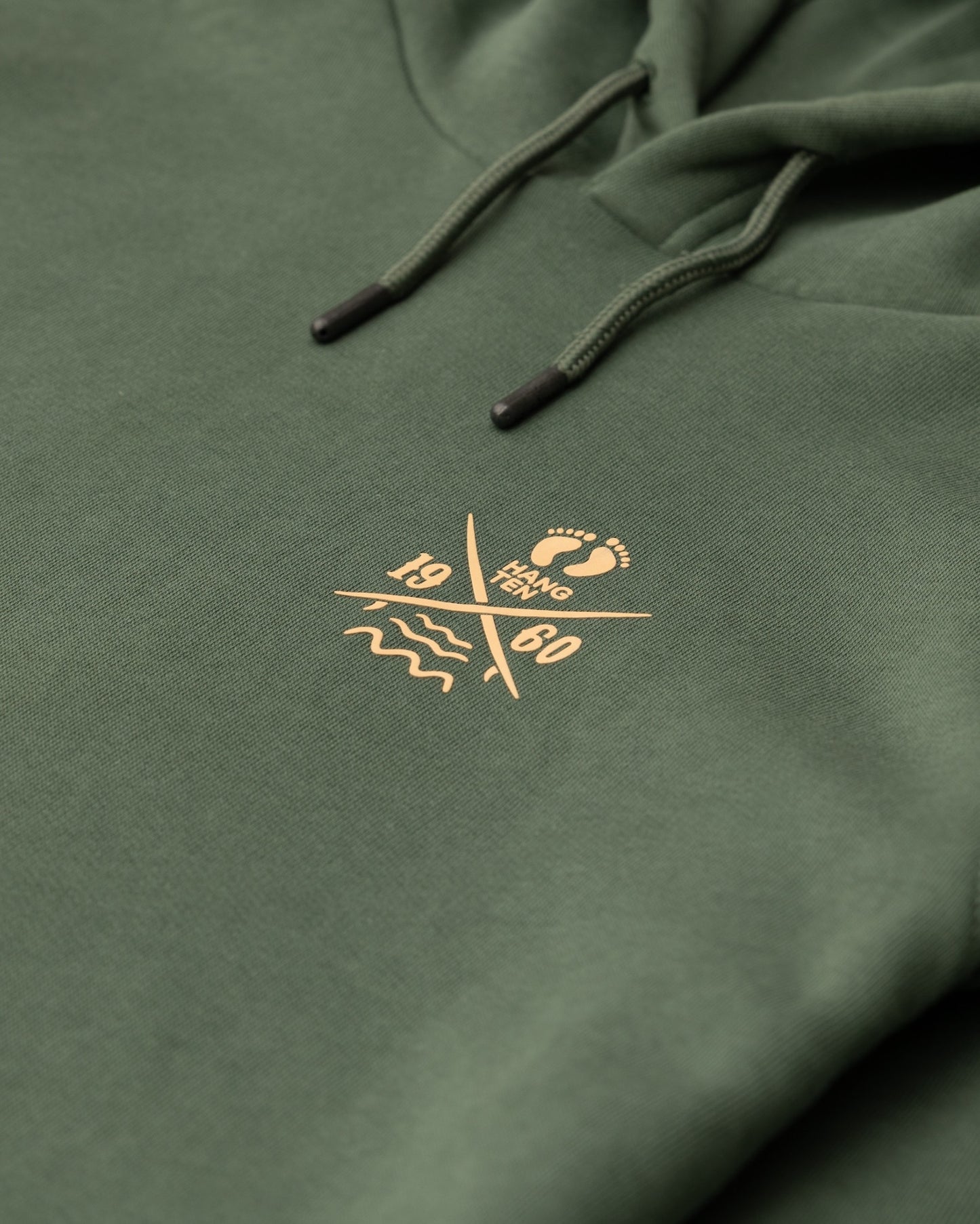 Cross Board Retro Organic Cotton Hoodie - Laurel Wreath