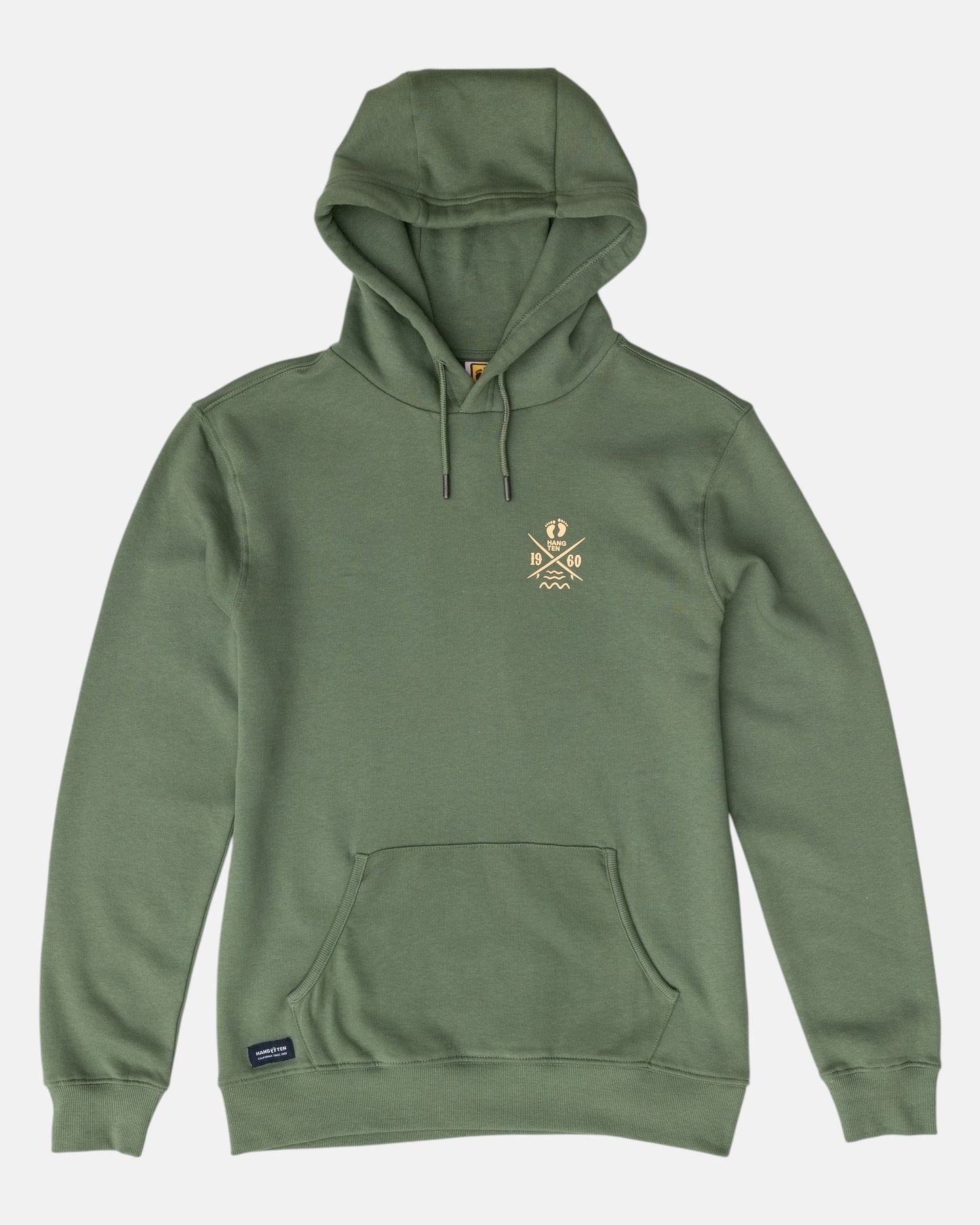 Cross Board Retro Organic Cotton Hoodie - Laurel Wreath