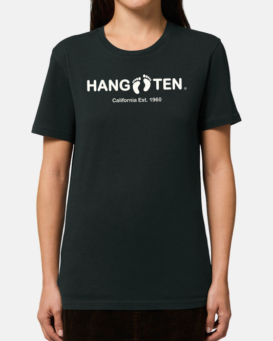 Hang Ten Logo T-shirt W - Black