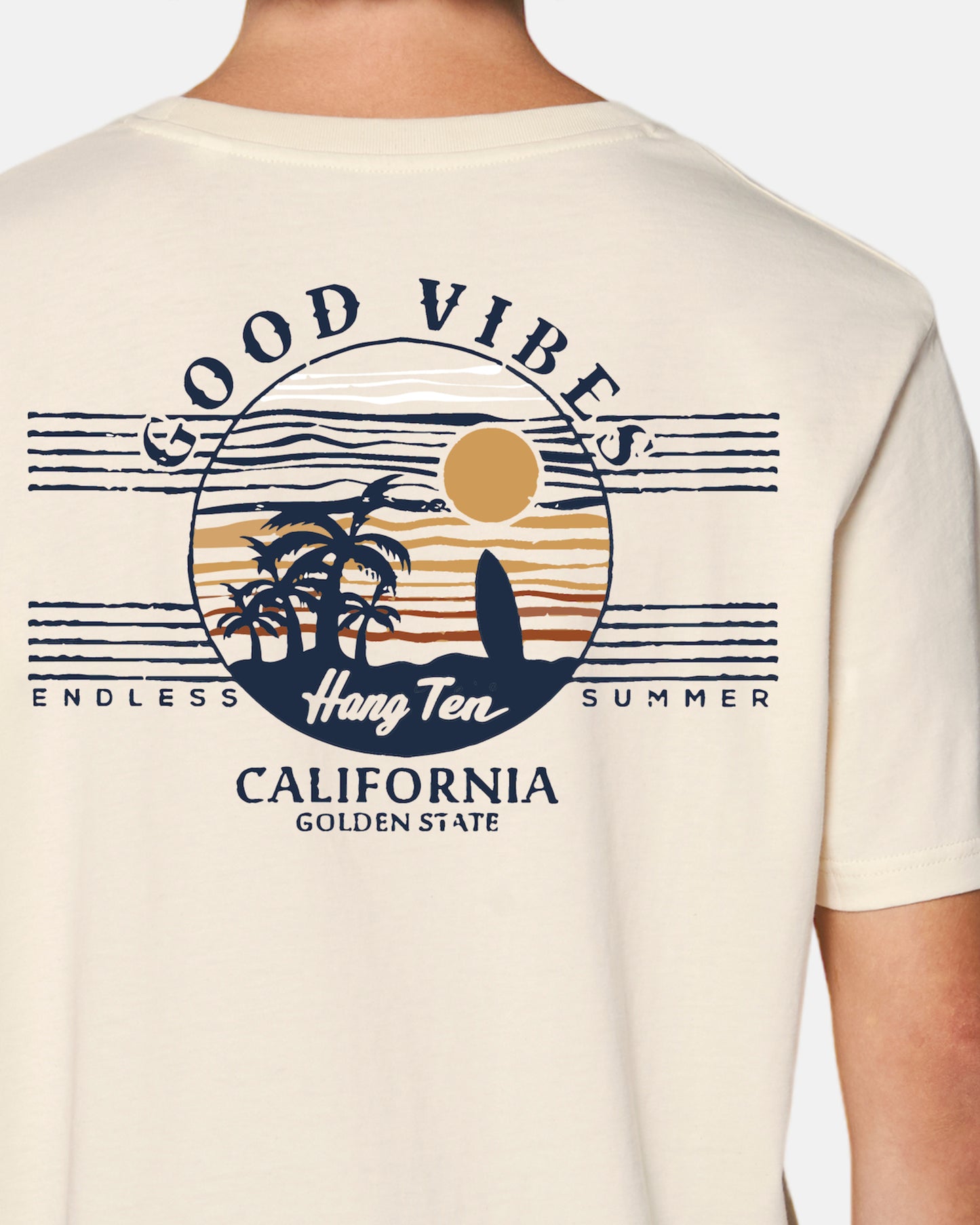 Hang Ten Good Vibes T-shirt - Off White