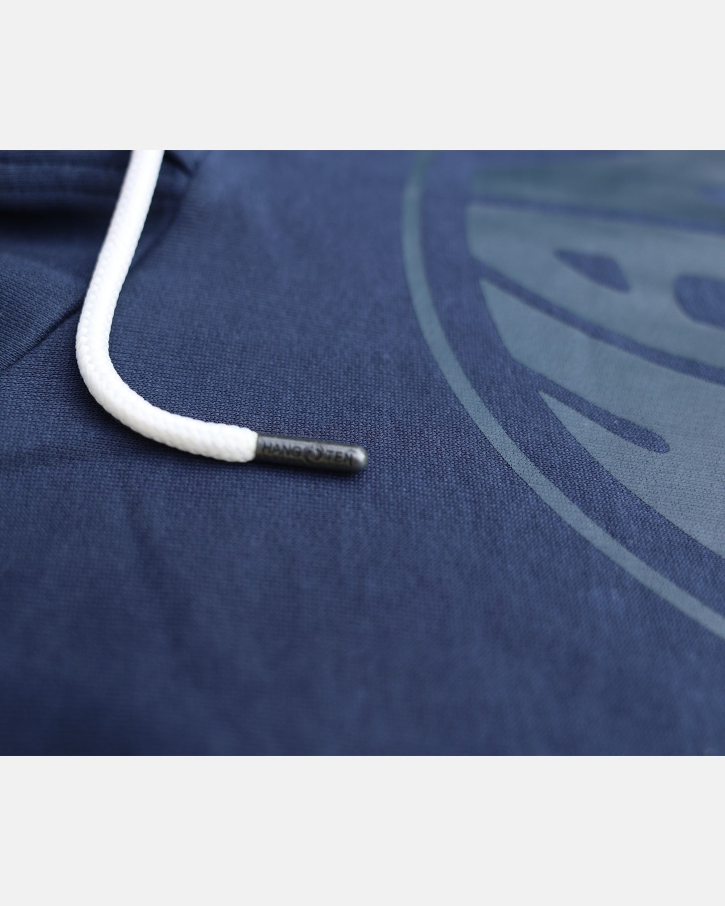Vintage Logo Organic Cotton Hoodie - Mood Indigo