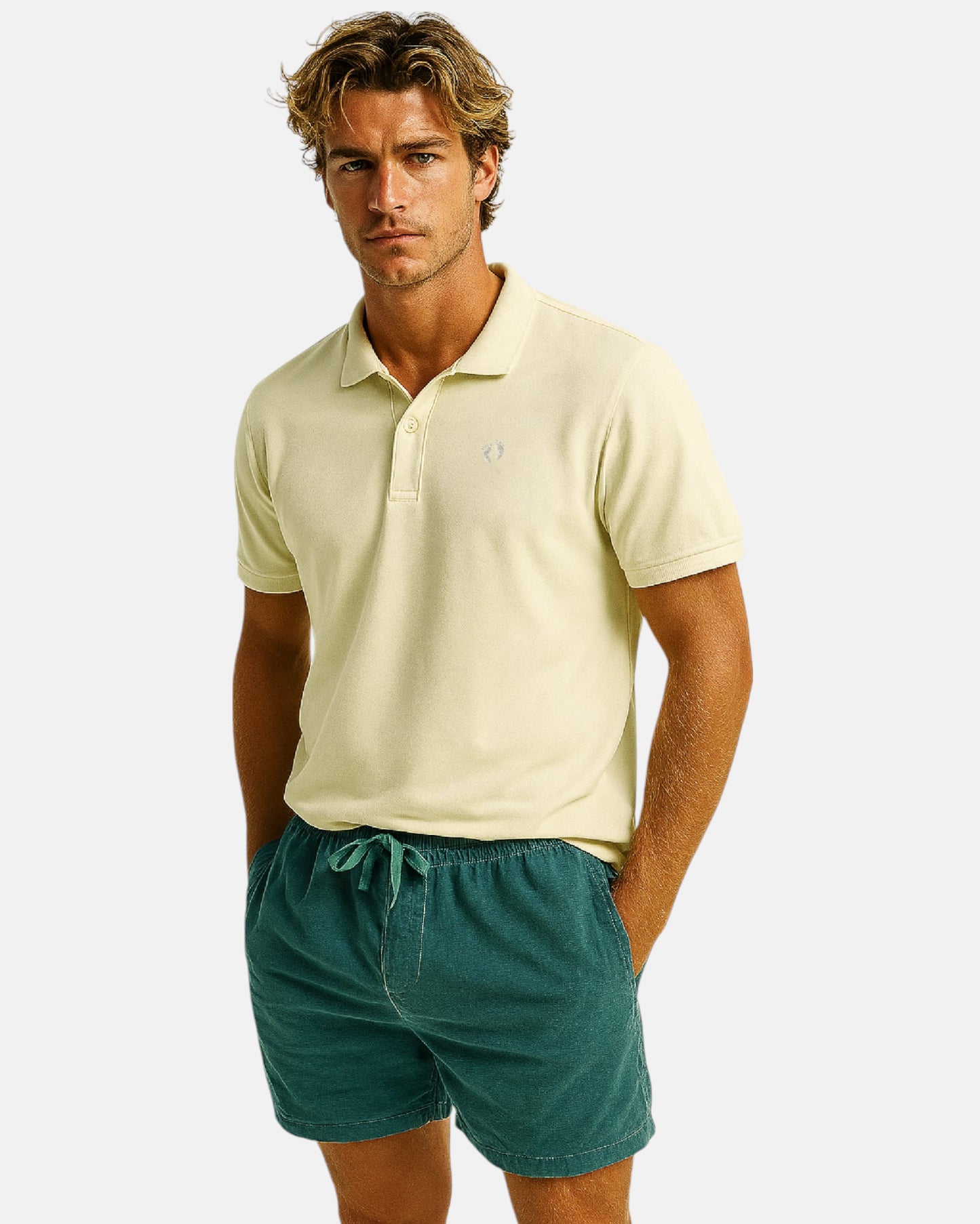 Icon Organic Cotton Polo Shirt - Natural Raw
