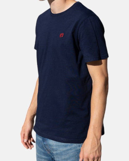 Icon logo t-shirt in 100% organic cotton - Navy