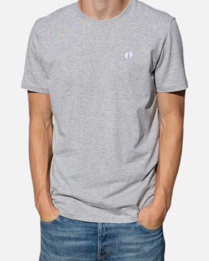 Icon logo t-shirt in 100% organic cotton - Grey