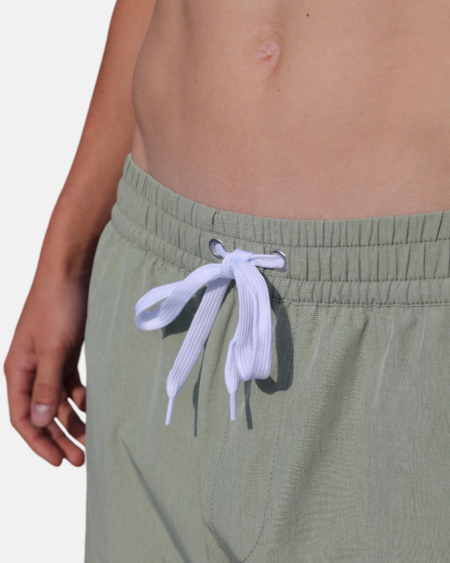 Swim shorts with inner breif - Green