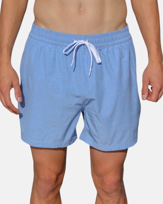 Swim shorts with inner breif - Blue