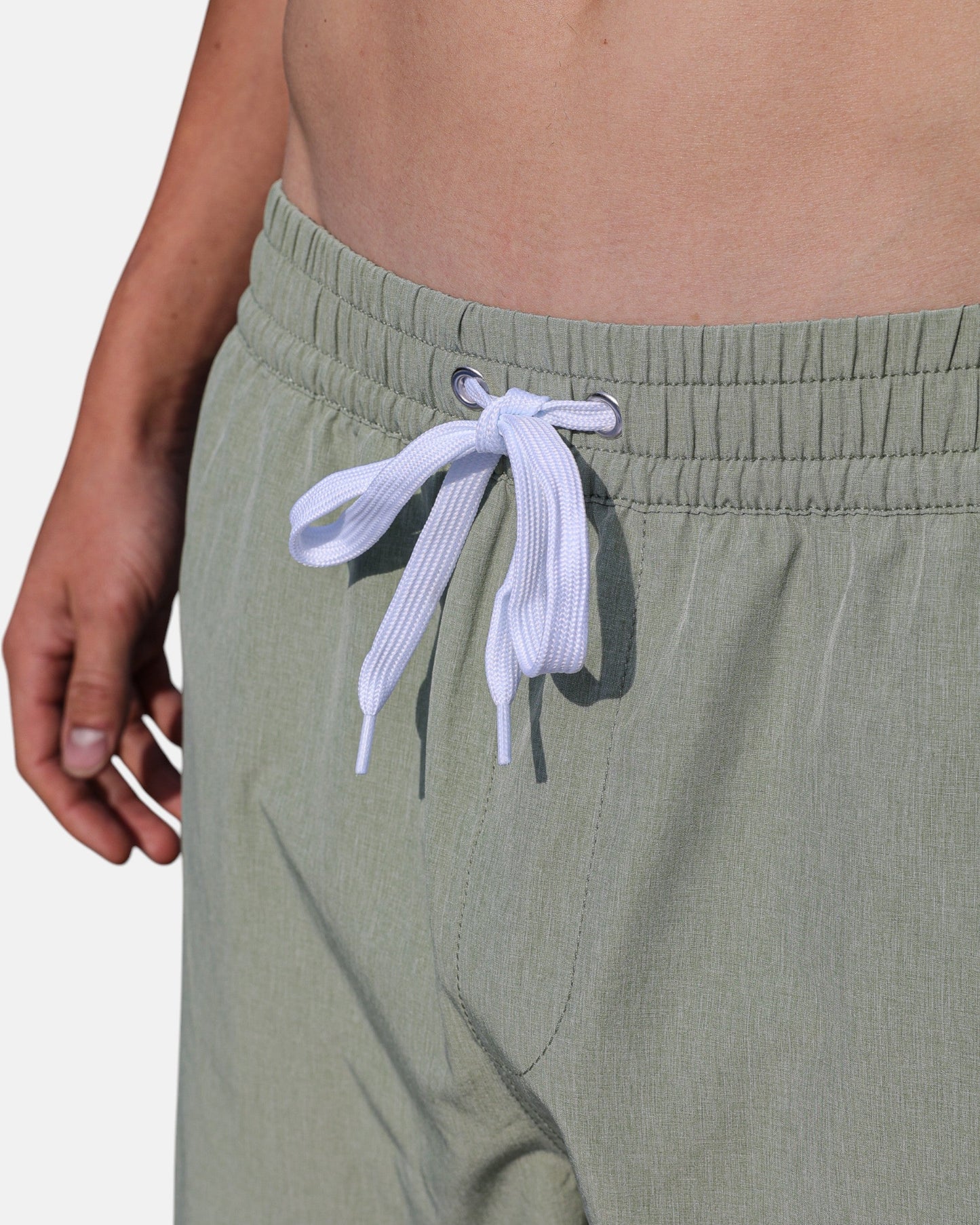 Swim shorts with inner brief - Green