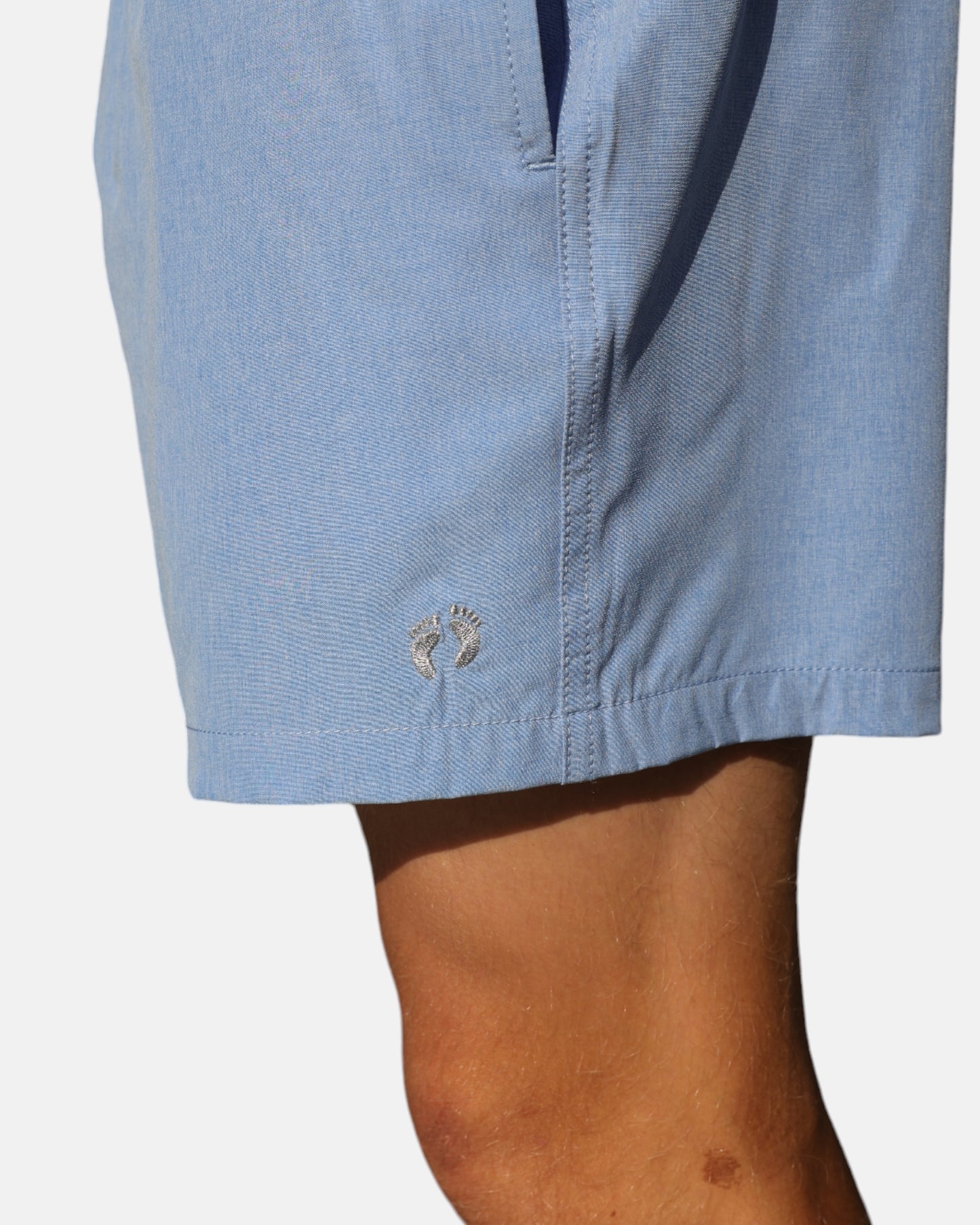 Swim shorts with inner breif - Blue