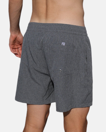 Swim shorts with inner breif - Dark Grey