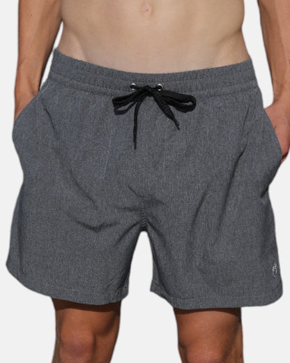 Swim shorts with inner breif - Dark Grey