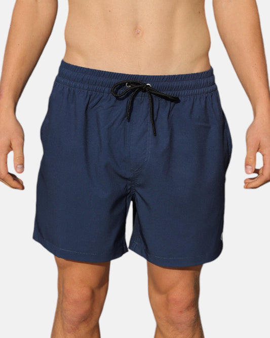 Swim hybrid shorts with inner tights - Navy