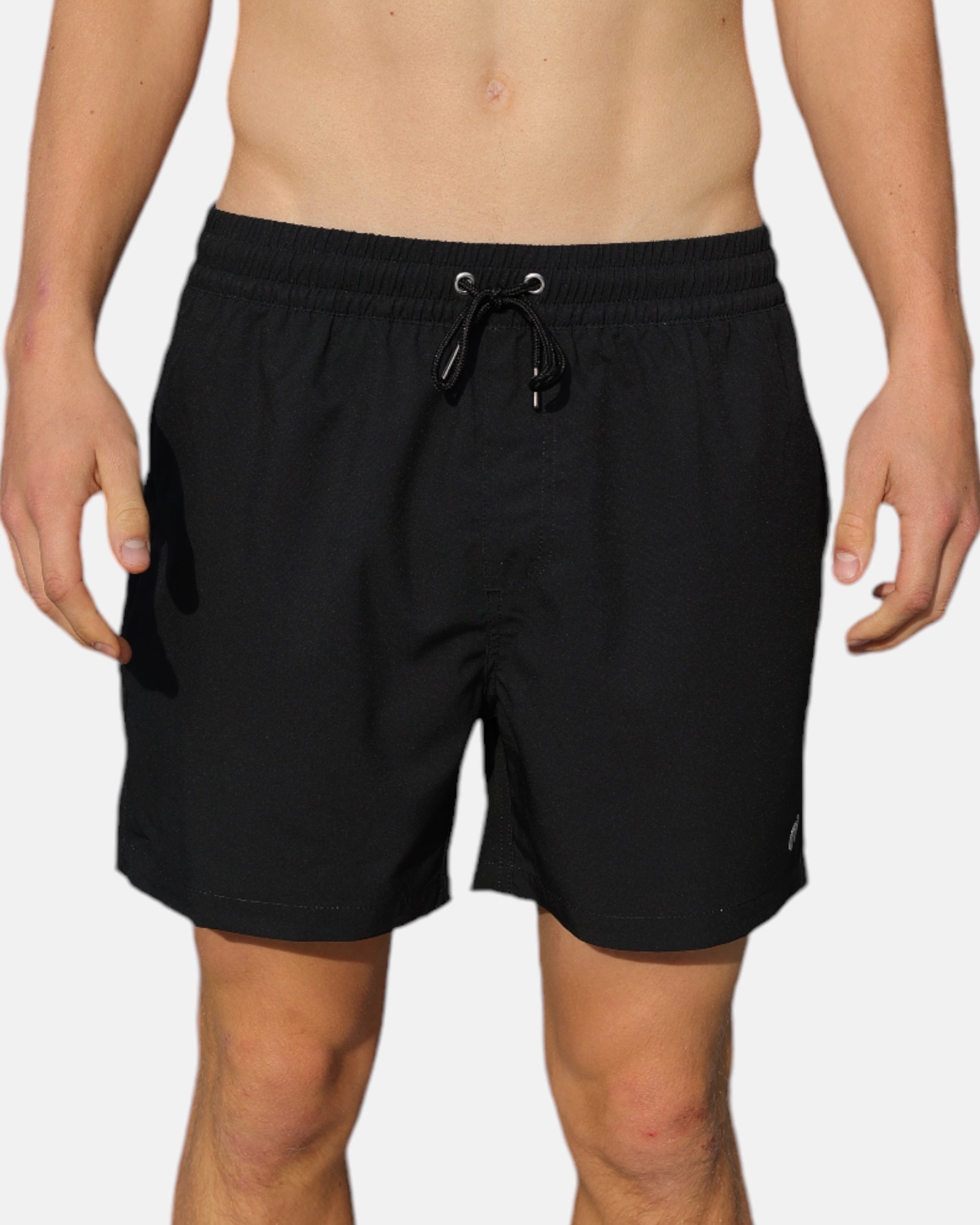 Swim hybrid shorts with inner tights Black Extra Small