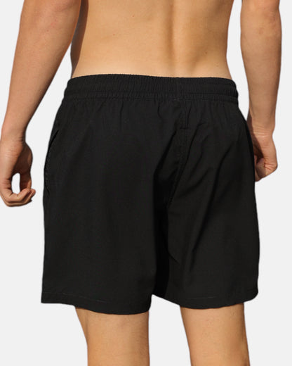 Swim hybrid shorts with inner tights - Black