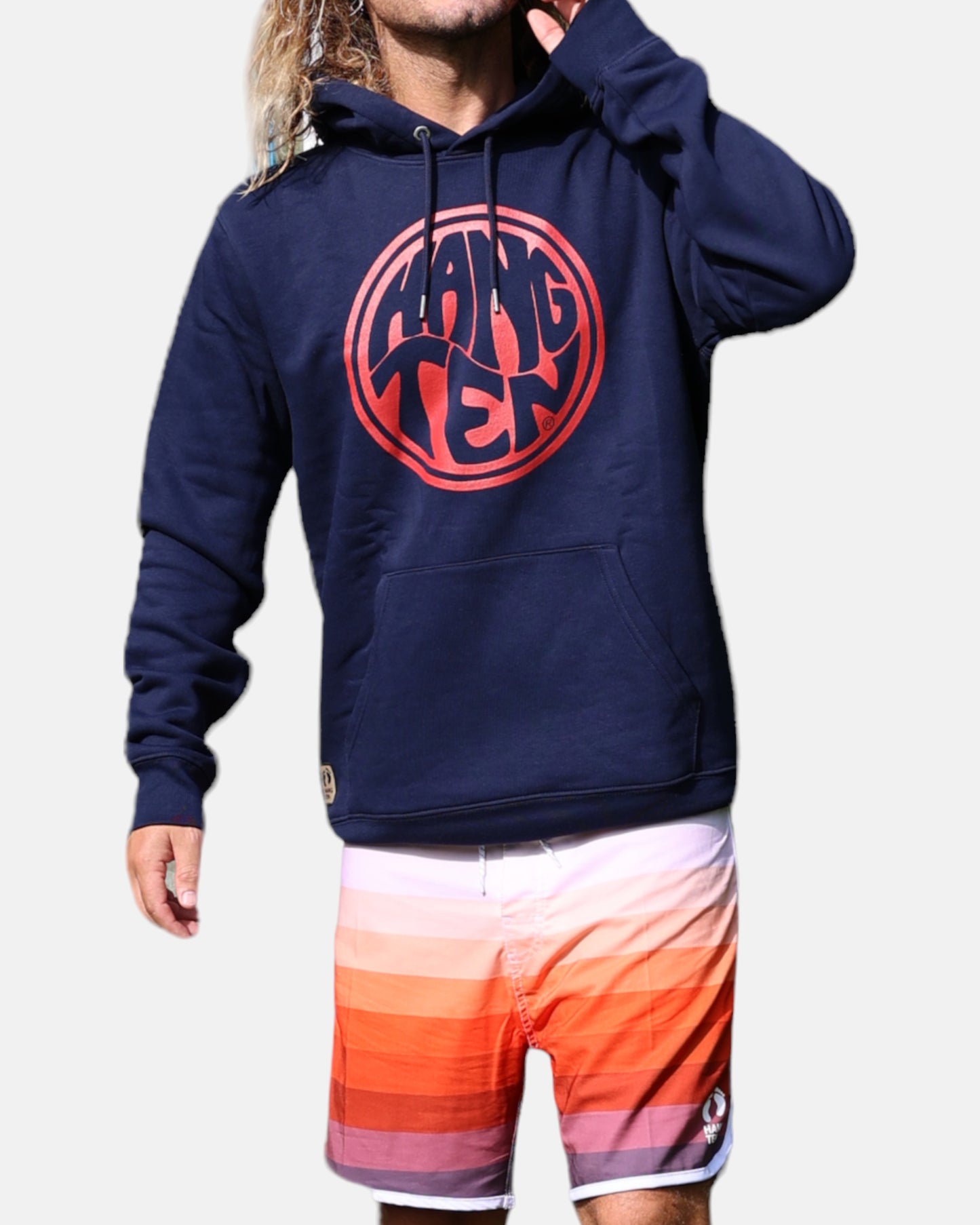 Hang Ten Surfer Hoodie - Navy blue