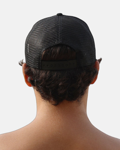 Hang Ten Gold Trucker Cap - Black