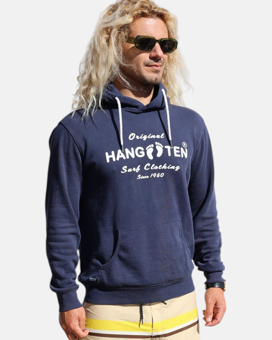 Classic Logo Organic Cotton Hoodie - Mood Indigo