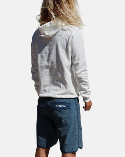 Classic Logo Organic Cotton Hoodie - Off White