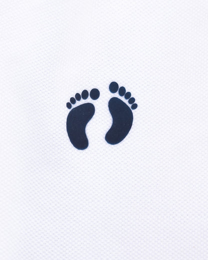 Classic Logo Organic Cotton Polo Shirt - White