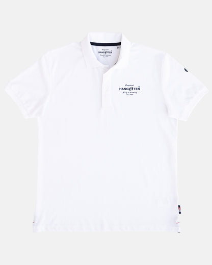 Classic Logo Organic Cotton Polo Shirt - White