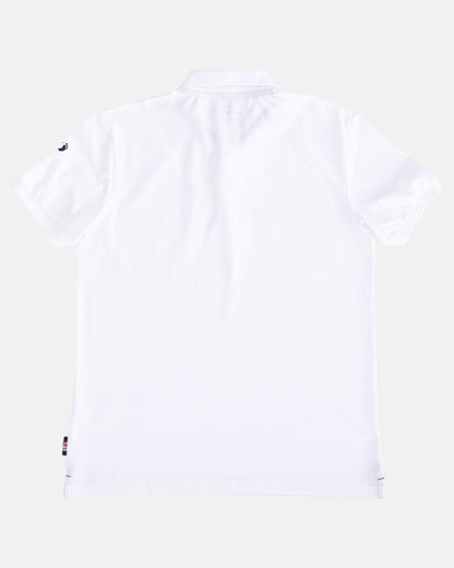 Classic Logo Organic Cotton Polo Shirt - White