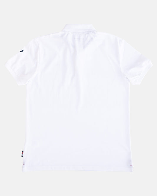 Classic Logo Organic Cotton Polo Shirt - White