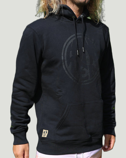 Hang Ten Surfer Hoodie - Black