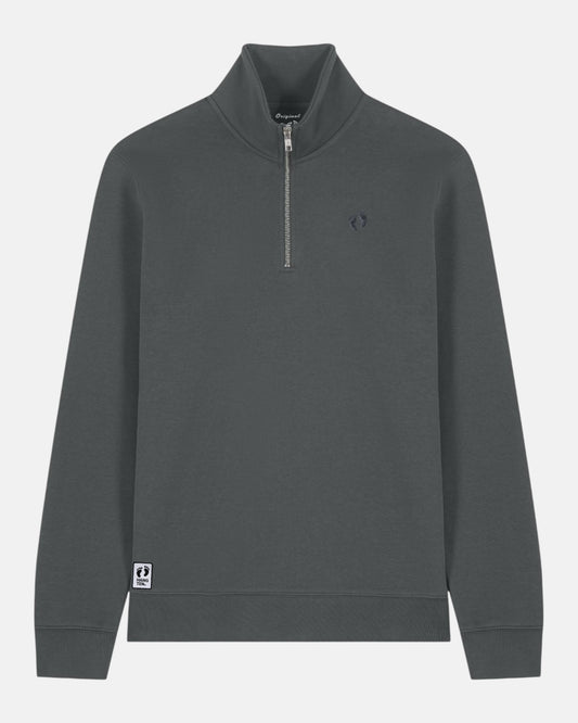 Quarter Zip Sweatshirt - Anthracite