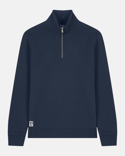Quarter Zip Sweatshirt - French Navy