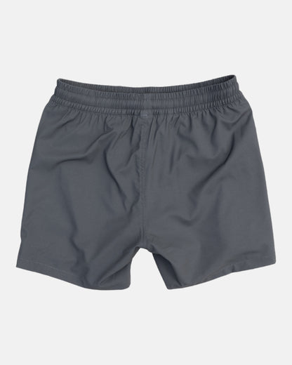 Bade-Hybrid-Shorts mit Innentights – Schwarz