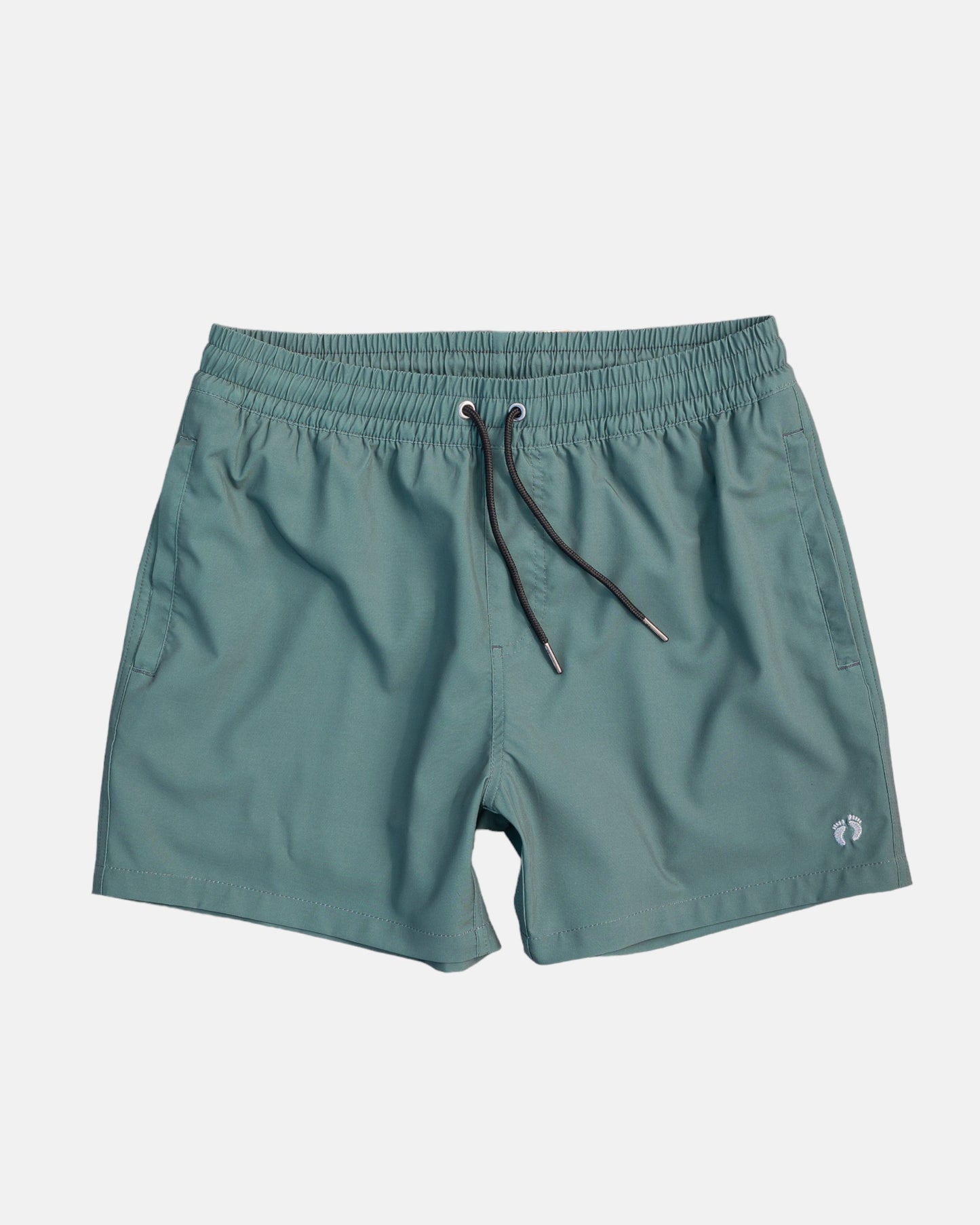 Swim hybrid shorts with inner tights - Green kahki