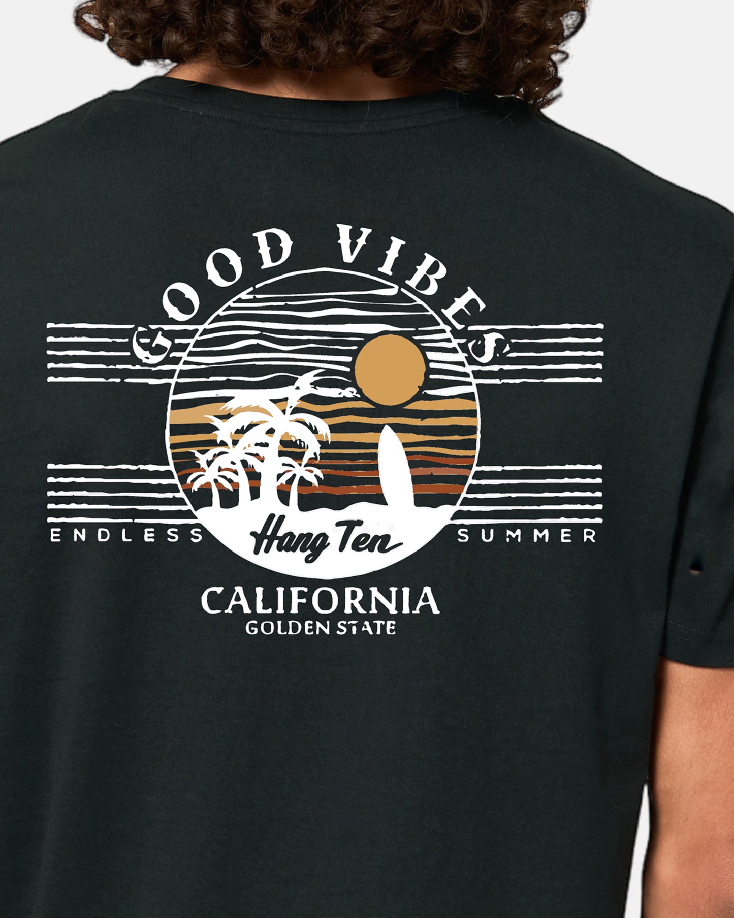 Hang Ten Good Vibes T-shirt - Black