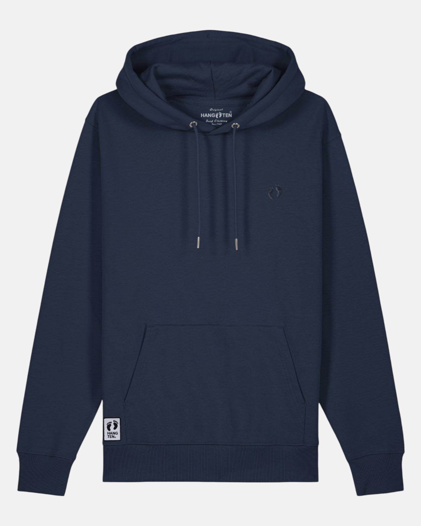 Icon Feet Organic Cotton Hoodie - French Navy