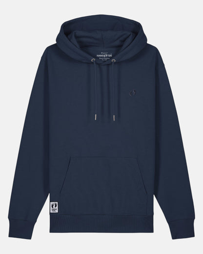 Icon Feet Organic Cotton Hoodie - French Navy