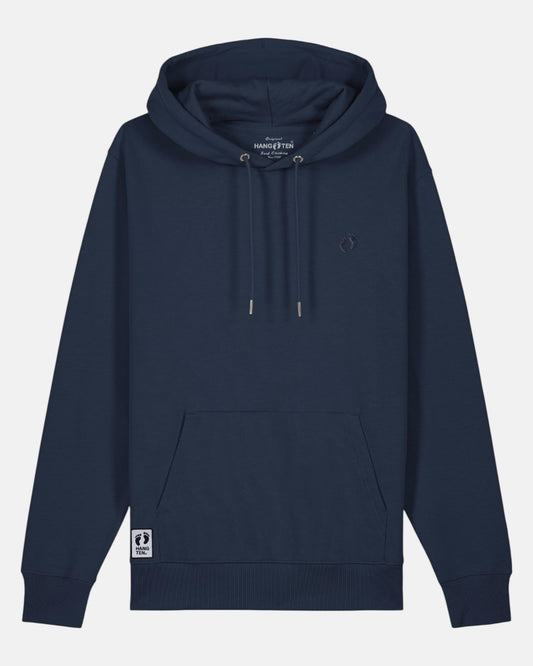 Icon Feet Organic Cotton Hoodie - French Navy