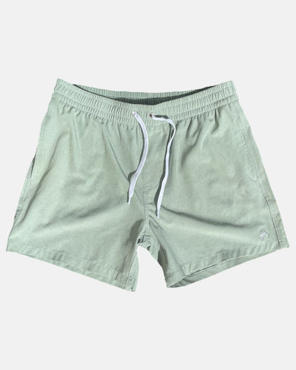 Swim shorts with inner brief - Green