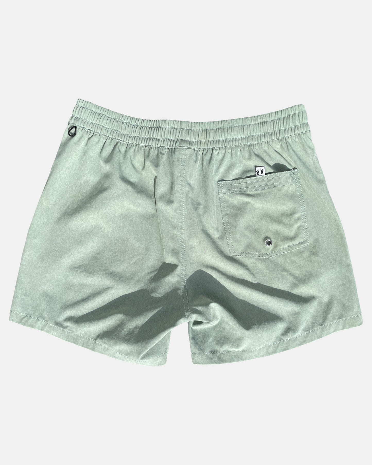 Swim shorts with inner brief - Green