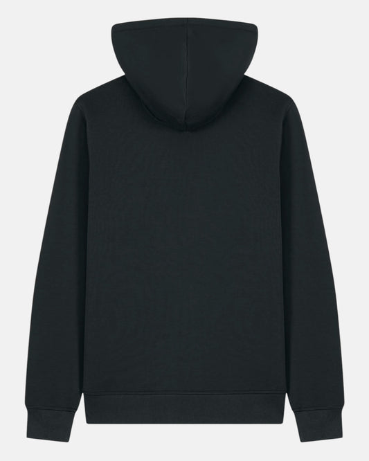 Zip Organic Cotton Hoodie - Black W