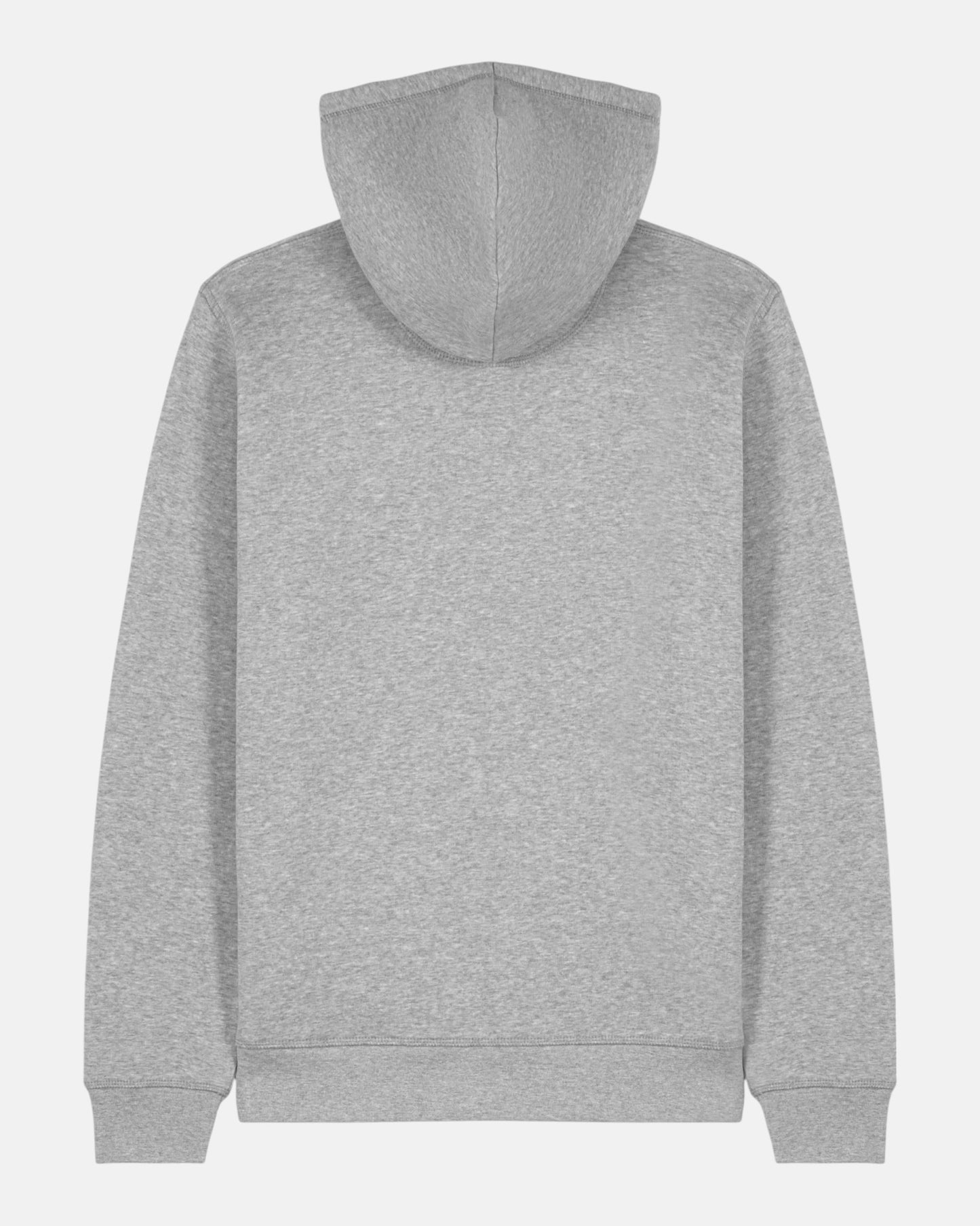 Zip Organic Cotton Hoodie - Heather Grey W