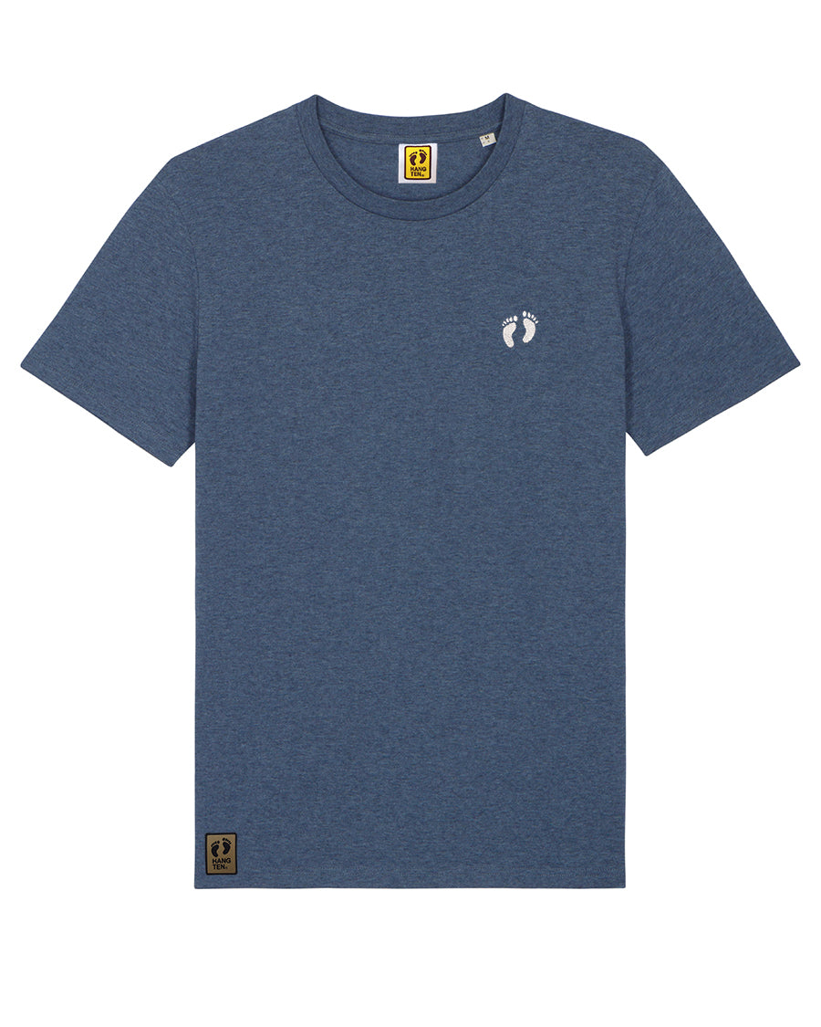 Hang Ten Icon T-shirt - Dark heather blue