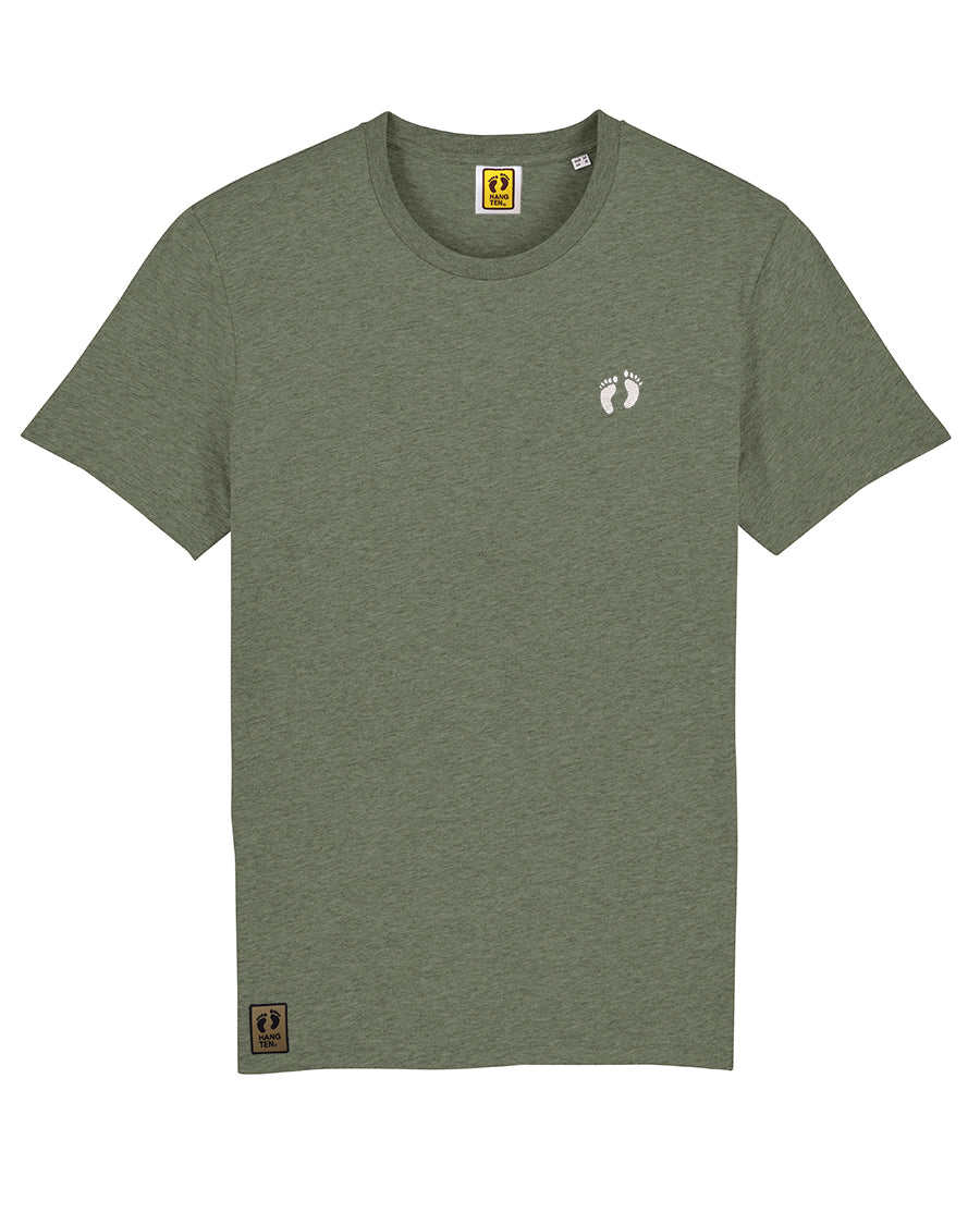 Hang Ten Icon T-shirt - Mid heather khaki
