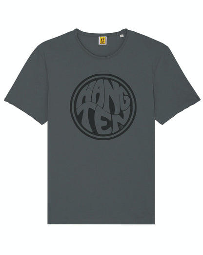T-shirt de surfeur Hang Ten Raw - Gris anthracite