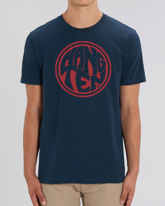 T-shirt de surfeur Hang Ten - Marine française