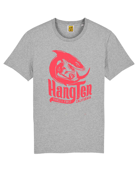 Hang Ten Shark T-shirt - Heather Gray