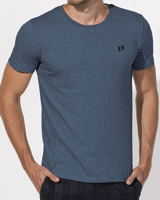 Hang Ten Icon2 T-shirt - Dark heather blue