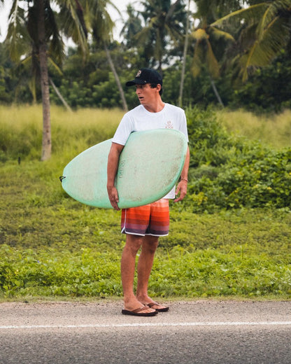 Red Stripes Boardshorts 16,5